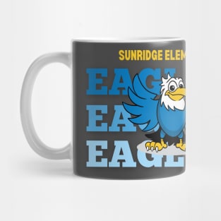 Soaring Eaglet over Mascot Name Mug